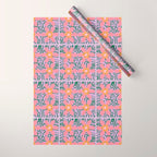 Psychedelic Daisies Wrapping Paper Gallery Image 1