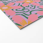 Psychedelic Daisies Welcome Mat Gallery Image 2
