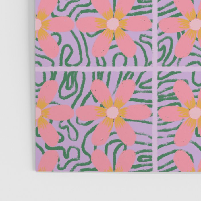 Psychedelic Daisies Poster Gallery Image 3