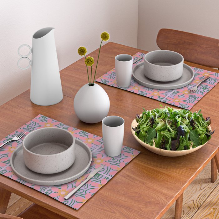 Psychedelic Daisies Placemat Gallery Image 2