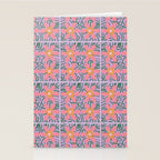 Psychedelic Daisies Stationery Card Gallery Image 2