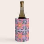 Psychedelic Daisies Wine Chiller Gallery Image 2