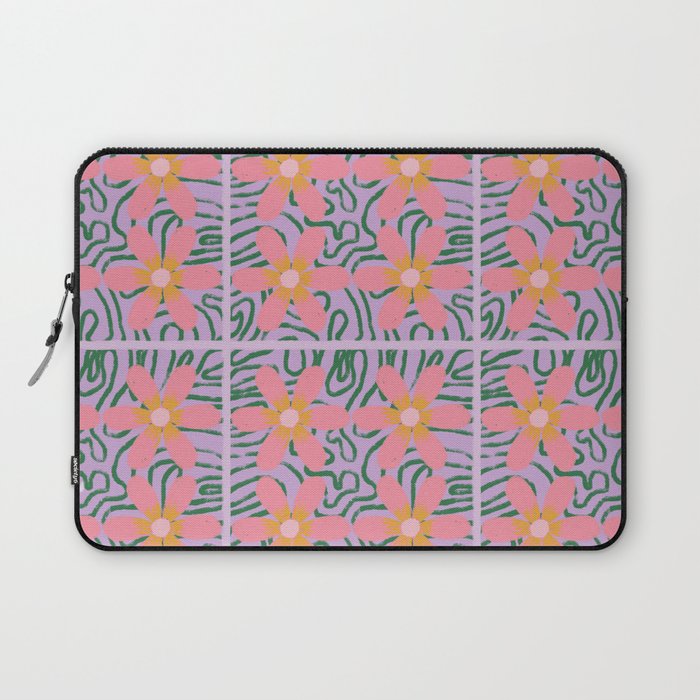 Psychedelic Daisies Laptop Sleeve Gallery Image 1