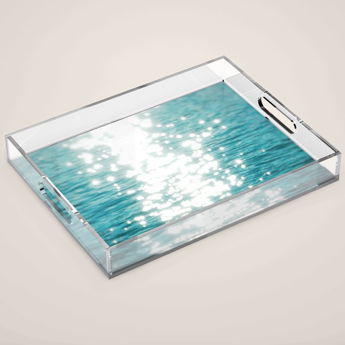 Sun glitter Acrylic Tray Gallery Image 1
