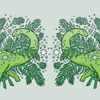 Evergreen Apatosaurus | Dinosaur Cosmic Festive Art Coffee Mug Gallery Image 2