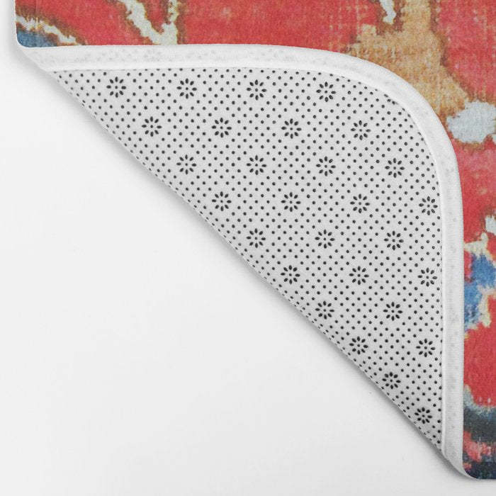 Antique Persian Tabriz Carpet Print With Bird Bath Mat Gallery Image 2