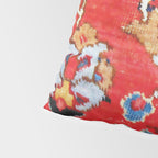 Antique Persian Tabriz Carpet Print With Bird Pillow Sham Gallery Image 4