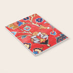 Antique Persian Tabriz Carpet Print With Bird Notebook Gallery Image 3