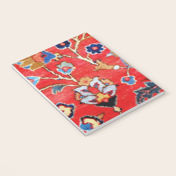 Antique Persian Tabriz Carpet Print With Bird Notebook Gallery Image 3