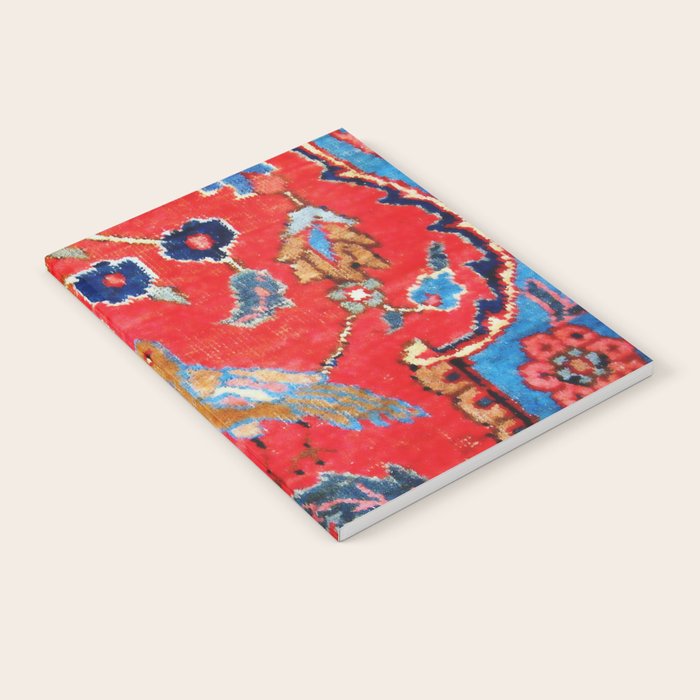 Antique Persian Tabriz Carpet Print With Bird Notebook Gallery Image 2