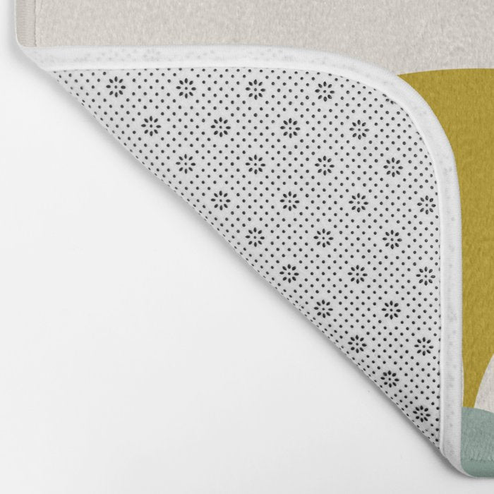 Yin Yang floral - earthy Bath Mat Gallery Image 2