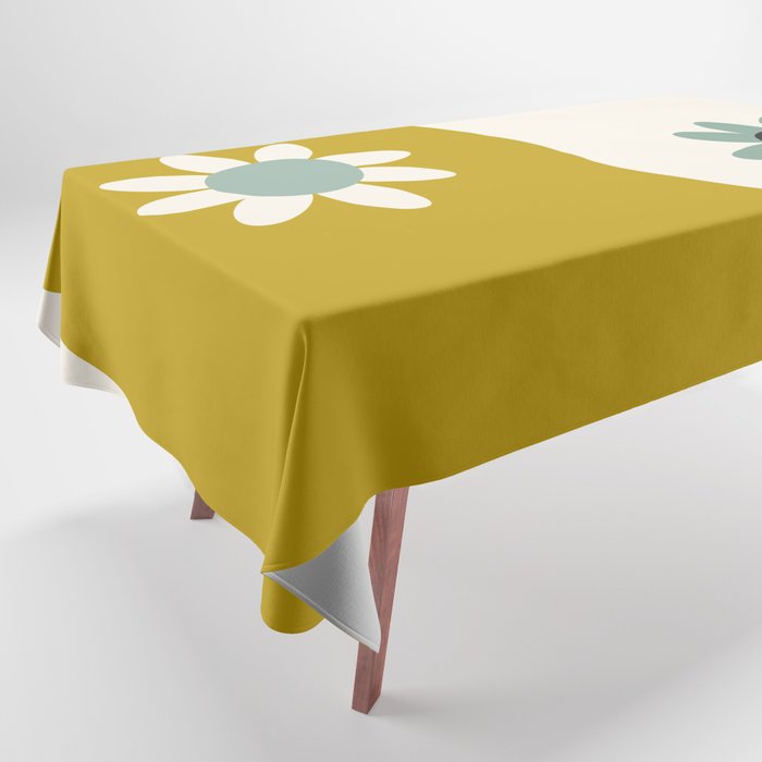 Yin Yang floral - earthy Tablecloth Gallery Image 1