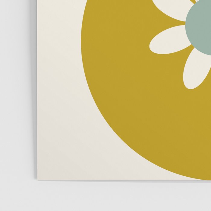 Yin Yang floral - earthy Poster Gallery Image 3