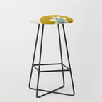 Yin Yang floral - earthy Stool Gallery Image 1