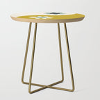 Yin Yang floral - earthy Side Table Gallery Image 1