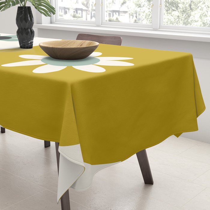 Yin Yang floral - earthy Tablecloth Gallery Image 3
