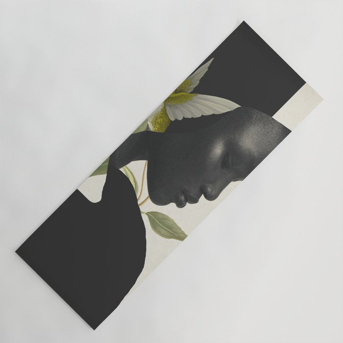 minimal collage /silence 6 Yoga Mat Gallery Image 1