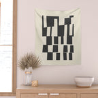Geometrical Play 6 Wall Tapestry Gallery Image 2