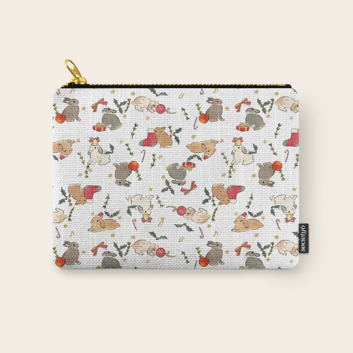 Bunnies and gifts Carry All Pouch Gallery Image 1