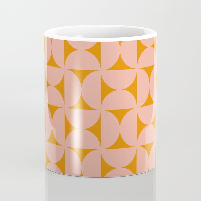 Bauhaus Mid Century Modern Geometric Pattern V Coffee Mug Gallery Image 4