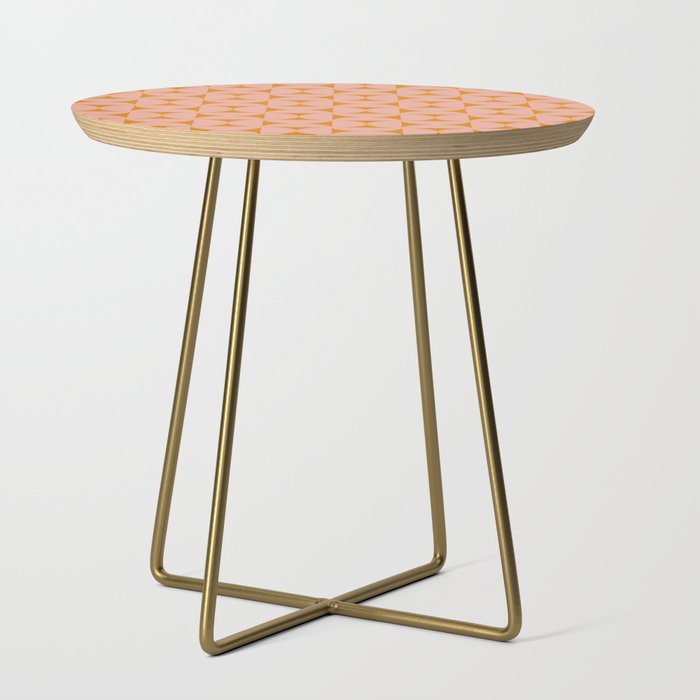 Bauhaus Mid Century Modern Geometric Pattern V Side Table Gallery Image 1