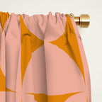 Bauhaus Mid Century Modern Geometric Pattern V Window Curtain Gallery Image 2