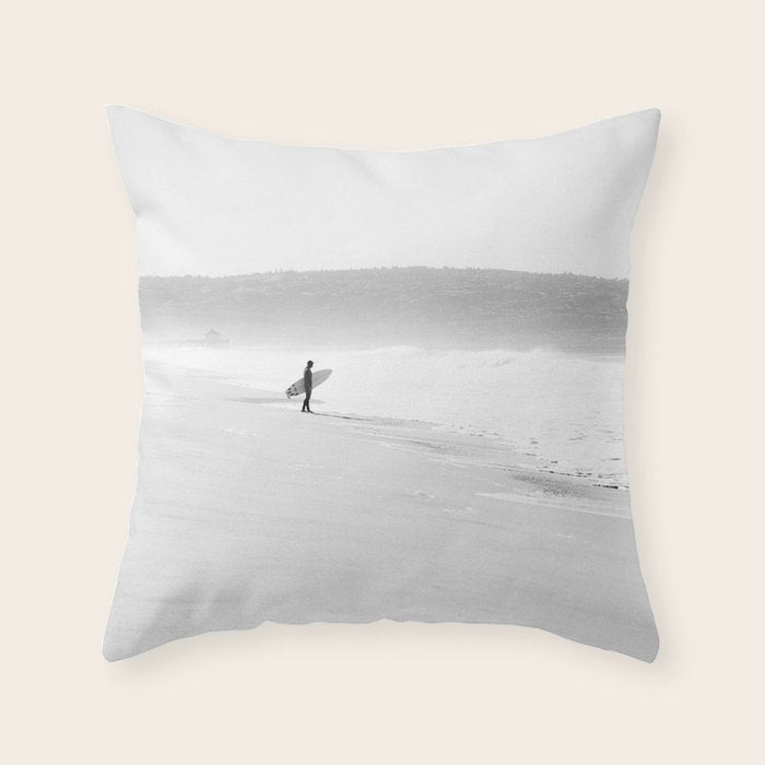 California Surfer Throw Pillow Gallery Image 1