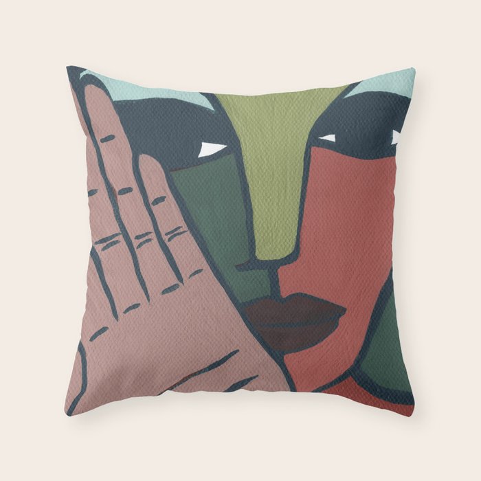 Flushed Throw Pillow Gallery Image 6