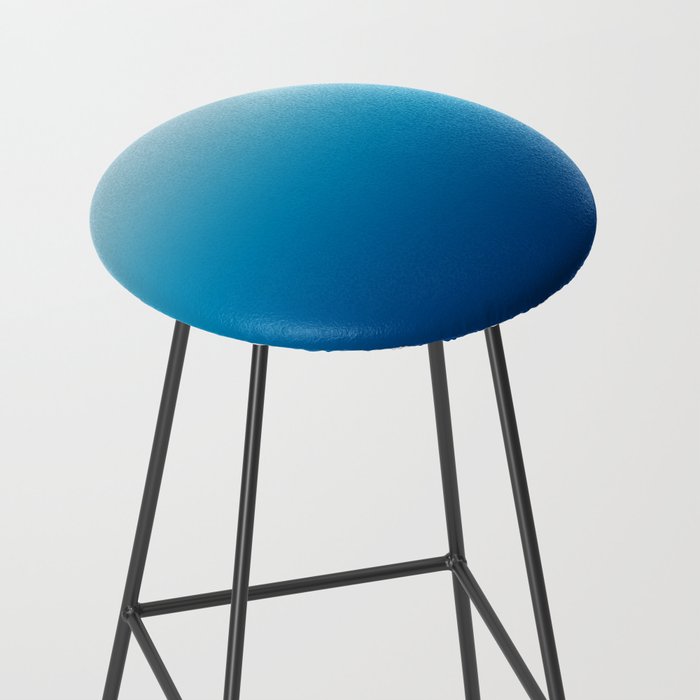Sky and Ocean Blue Ombre Stool Gallery Image 2