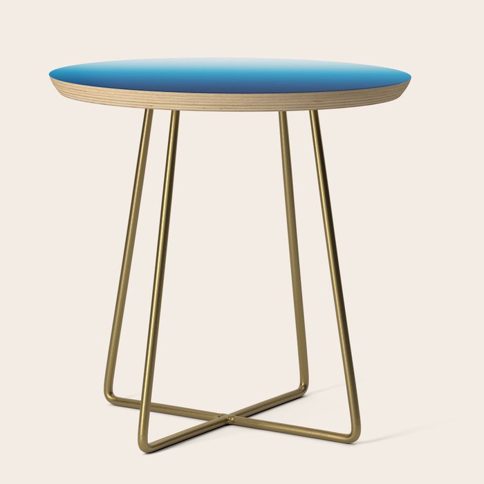 Sky and Ocean Blue Ombre Side Table Gallery Image 1