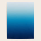Sky and Ocean Blue Ombre Poster Gallery Image 4