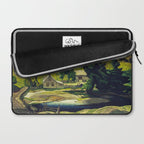 Farm Haliburton oil on hardboard 1940 Franklin Carmichael Canadian artist Art Nouveau Post-Impressio Laptop Sleeve Gallery Image 2