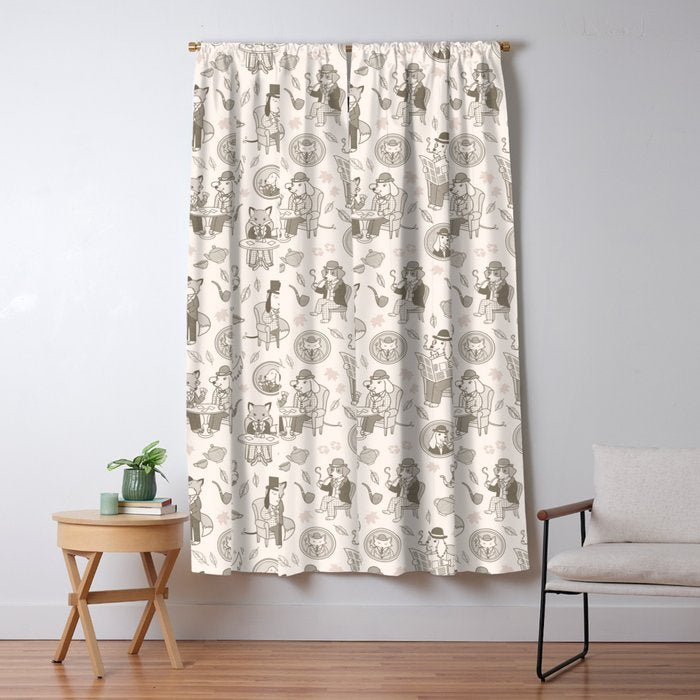 Autumn at the Hunt Club Window Curtain Gallery Image 1