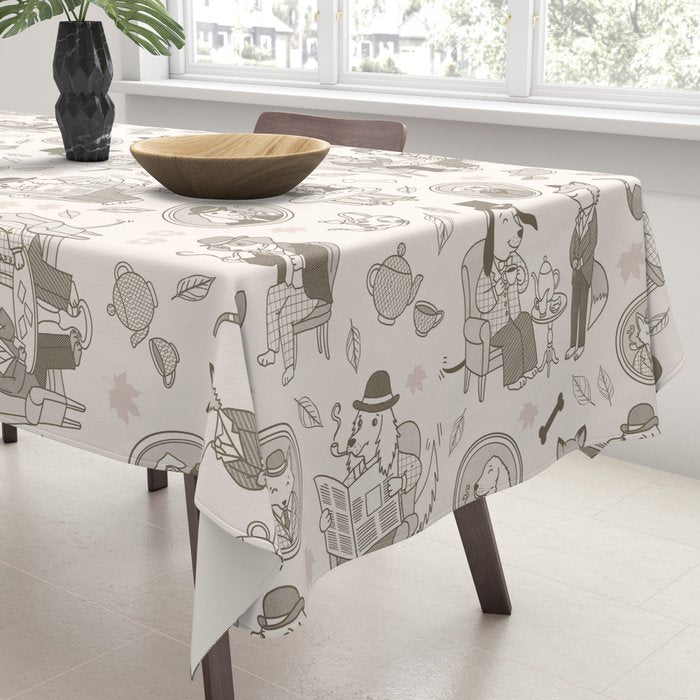Autumn at the Hunt Club Tablecloth Gallery Image 3