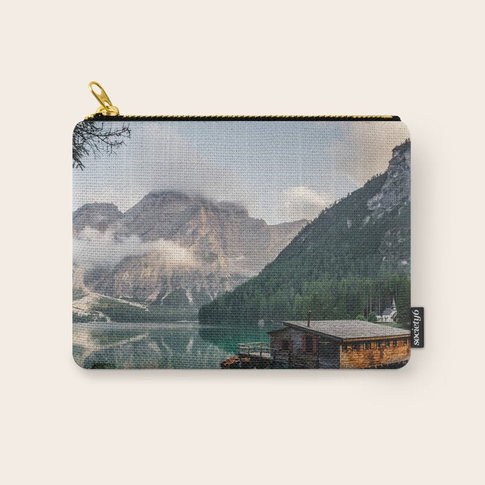 Mountain Lake Cabin Retreat Carry All Pouch Gallery Image 1