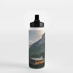 Mountain Lake Cabin Retreat Water Bottle Gallery Image 2