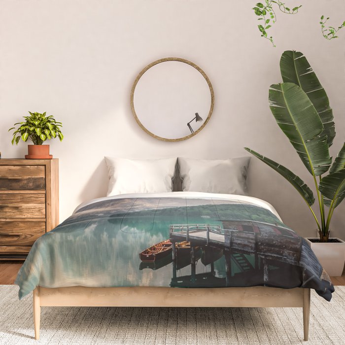 Mountain Lake Cabin Retreat Comforter Gallery Image 3