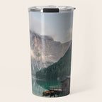 Mountain Lake Cabin Retreat Travel Mug Gallery Image 1