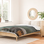 Mountain Lake Cabin Retreat Duvet Cover Gallery Image 2
