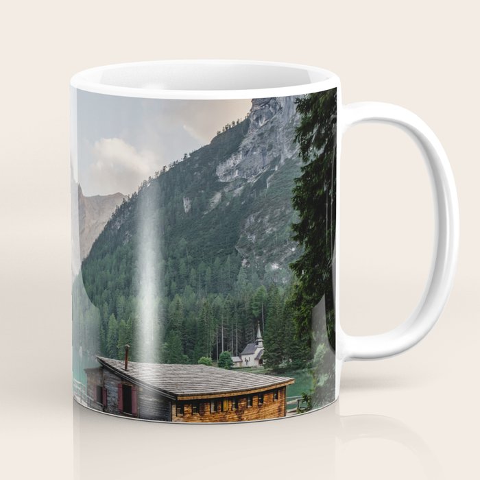 Mountain Lake Cabin Retreat Coffee Mug Gallery Image 1