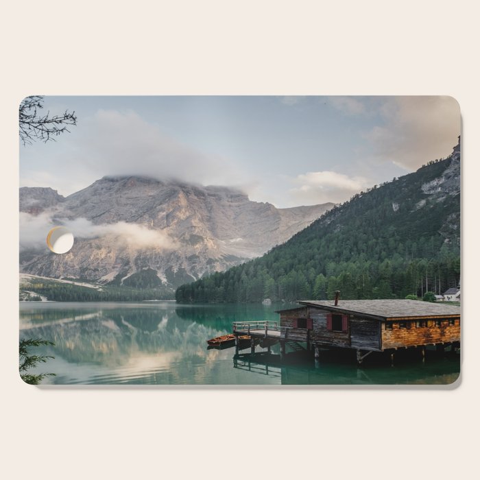 Mountain Lake Cabin Retreat Cutting Board Gallery Image 1