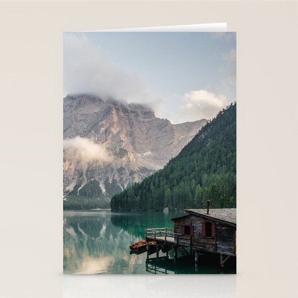 Mountain Lake Cabin Retreat Stationery Card Gallery Image 2