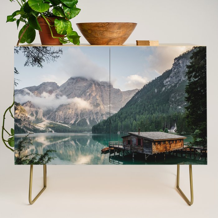 Mountain Lake Cabin Retreat Credenza Gallery Image 1