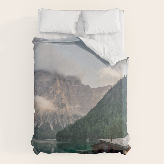 Mountain Lake Cabin Retreat Duvet Cover Gallery Image 6