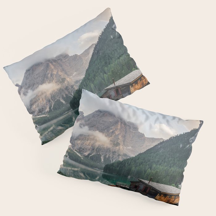 Mountain Lake Cabin Retreat Pillow Sham Gallery Image 3