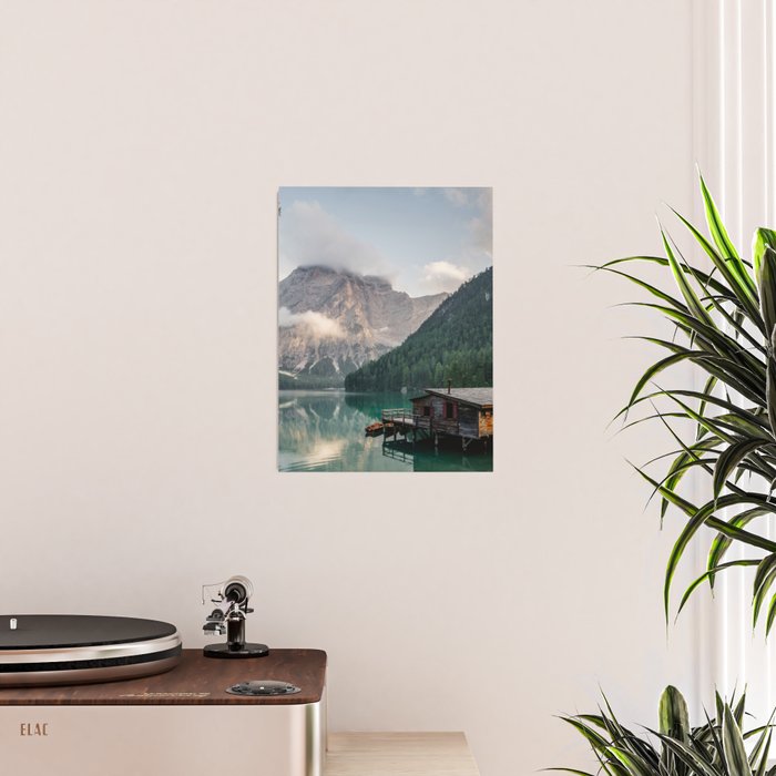 Mountain Lake Cabin Retreat Poster Gallery Image 2