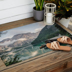 Mountain Lake Cabin Retreat Outdoor Rug Gallery Image 2