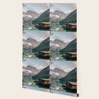 Mountain Lake Cabin Retreat Wallpaper Gallery Image 2