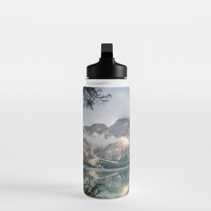 Mountain Lake Cabin Retreat Water Bottle Gallery Image 3
