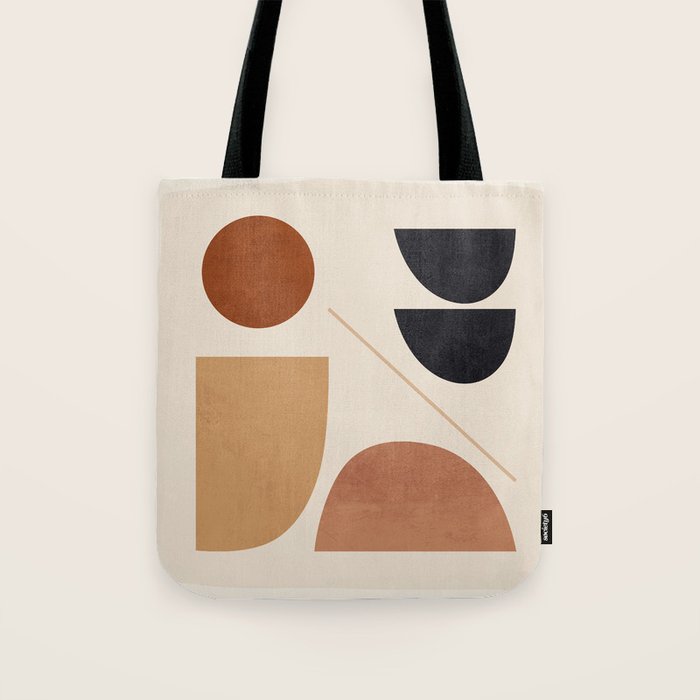 Modern Abstract Minimal Shapes 223 Tote Bag Gallery Image 1